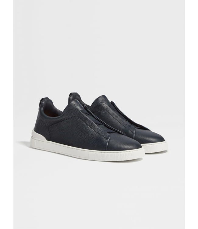 ZEGNA Deerskin Triple Stitch Sneakers
