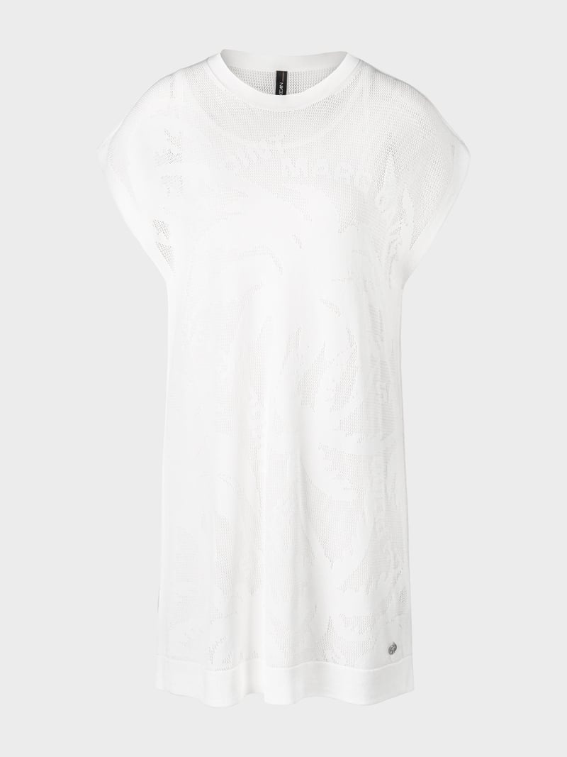 Mesh Dress in Beach Dot Design