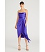 Theia Harriet Draped Fringe Dress
