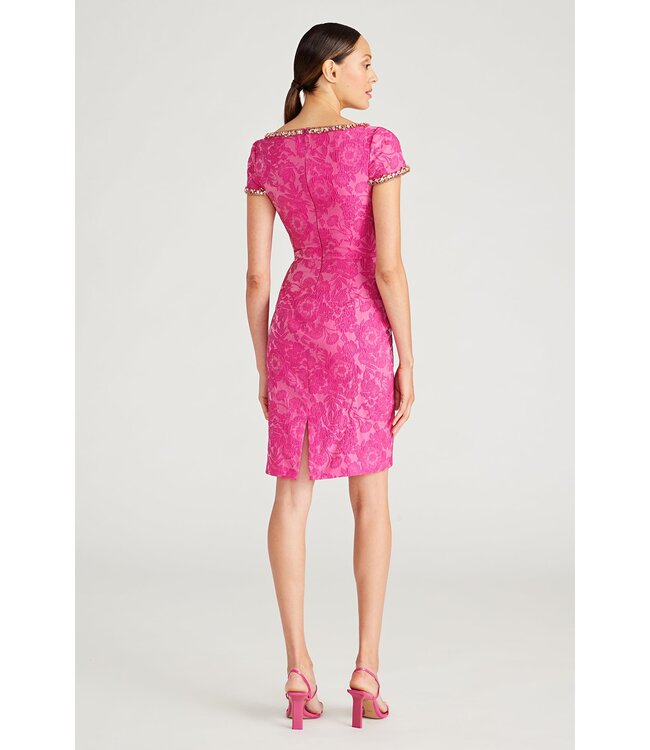 Theia Thelma Keyhole Cocktail Dress