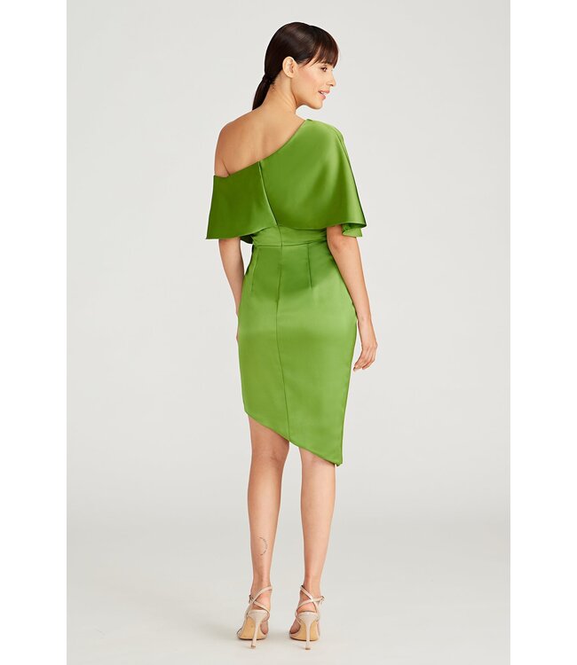 Theia Polly - Robe cocktail en satin