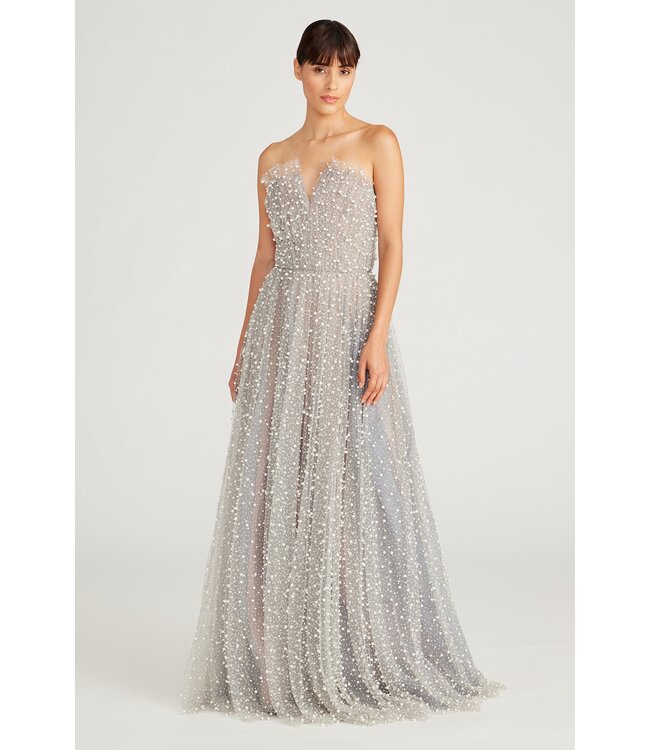 Theia Marilyn - Robe sans bretelles scintillante