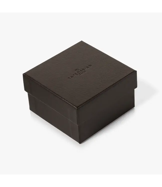 TATEOSSIAN Boutons de manchette Chequer avec nacre noire et onyx en argent sterling