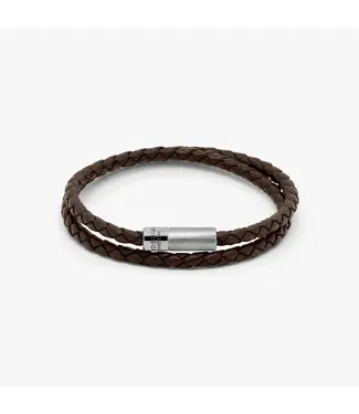 TATEOSSIAN Pop Rigato - Bracelet en cuir à double tour - Marron