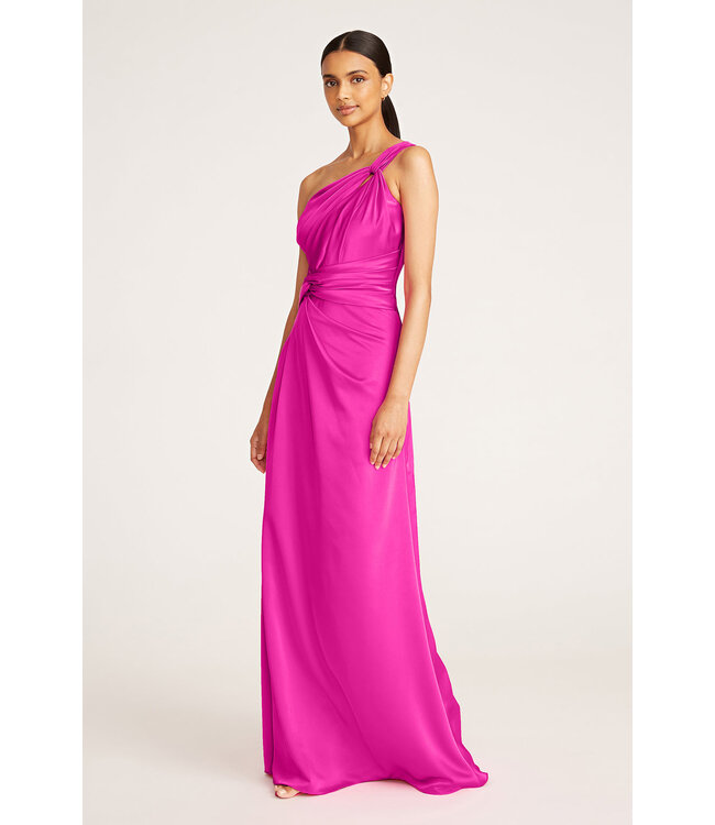 Theia Gloria Twist A Line Gown