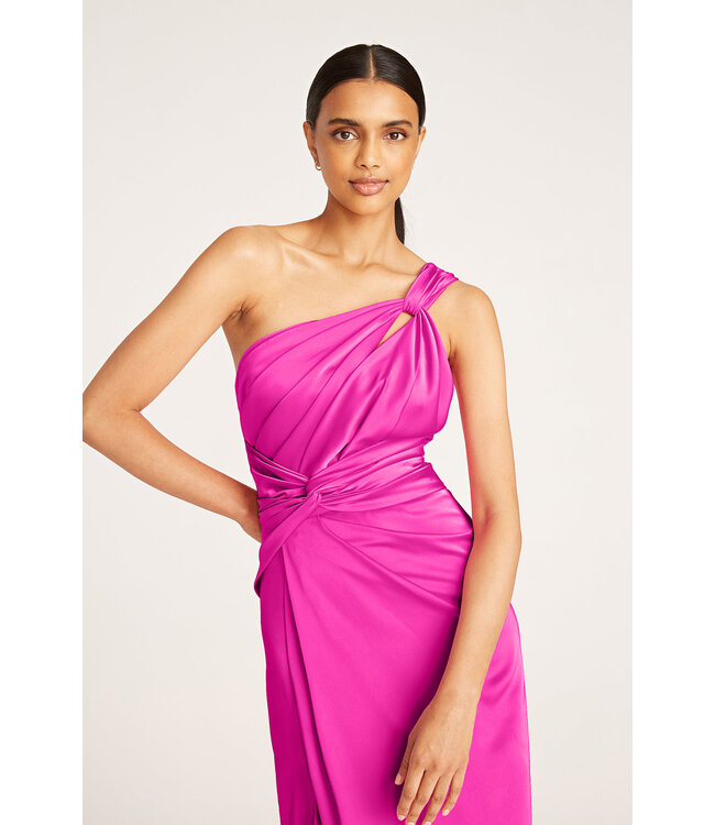 Theia Gloria Twist A Line Gown