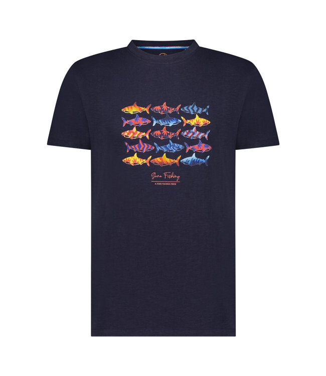 T-Shirt with Sharks