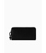 EMPORIO ARMANI Tumbled Leather Wallet with Wrap-Around Zip