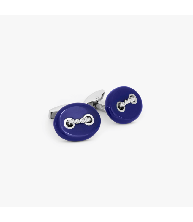 TATEOSSIAN Cable Marine Link Silver Cufflinks