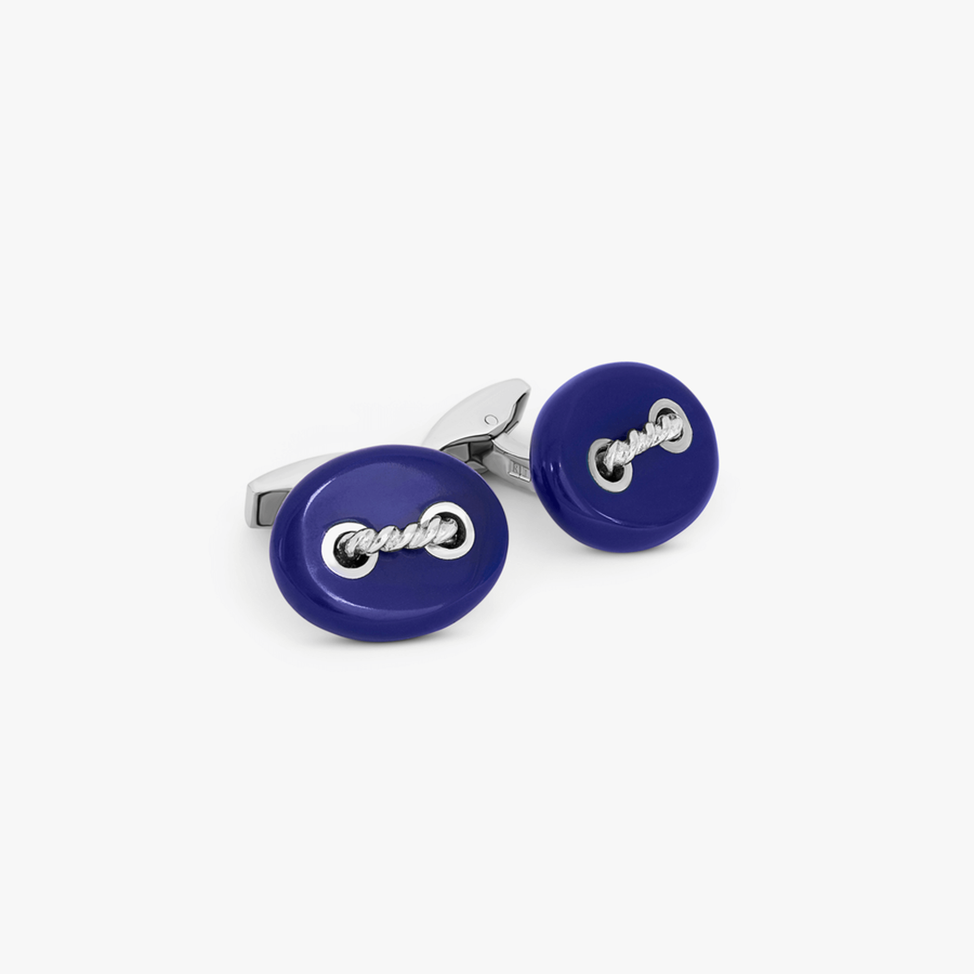 Cable Marine Link Silver Cufflinks