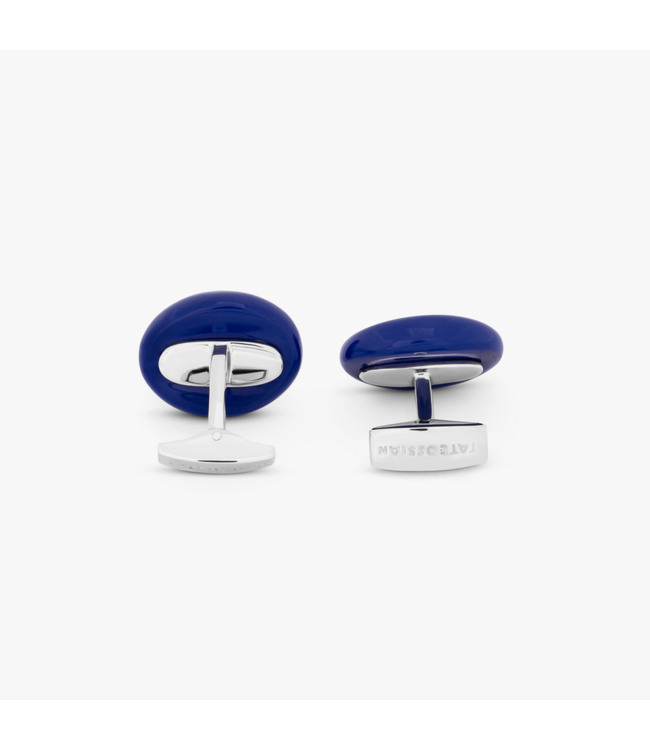 TATEOSSIAN Cable Marine Link Silver Cufflinks