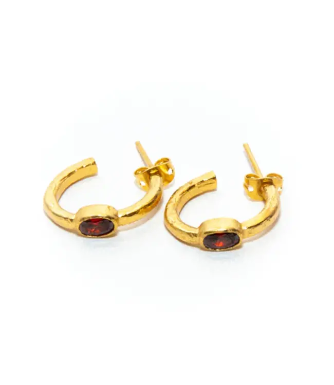 RM KANDY Crystal Mini Hoop Earrings