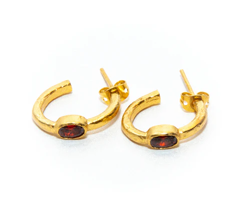 Crystal Mini Hoop Earrings