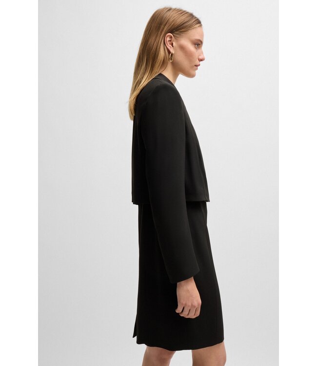 BOSS Robe tailleur en tissu mat