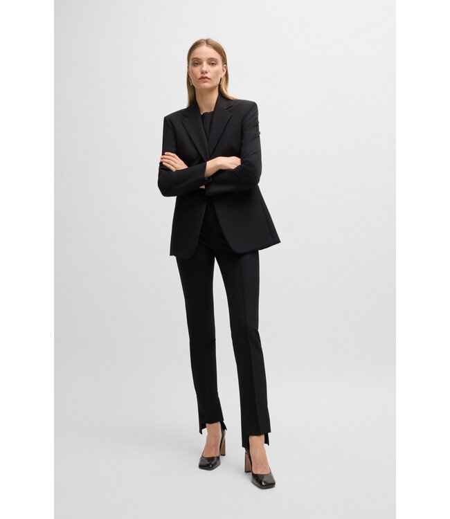 BOSS Veste cintrée en matière extensible et performante