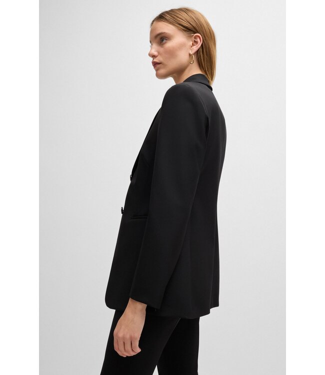 BOSS Veste cintrée en matière extensible et performante