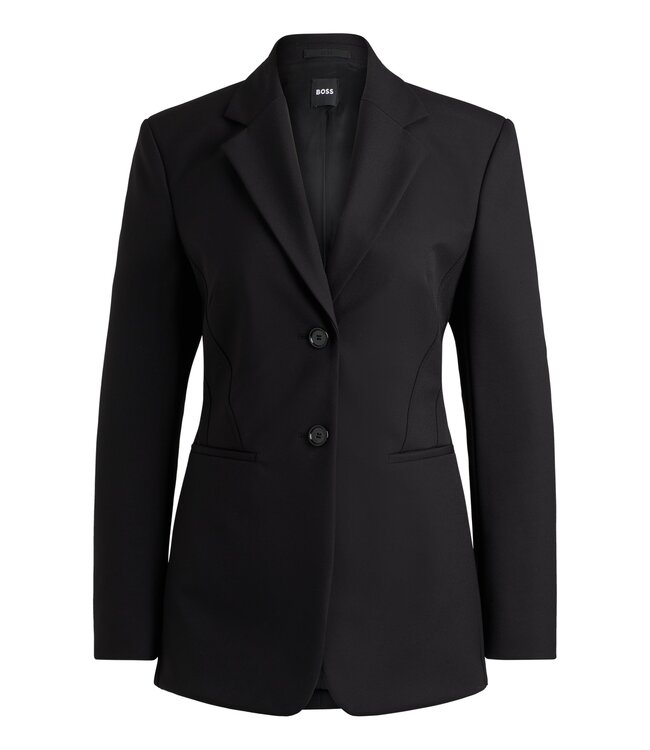 BOSS Slim-fit jacket in performance-stretch material