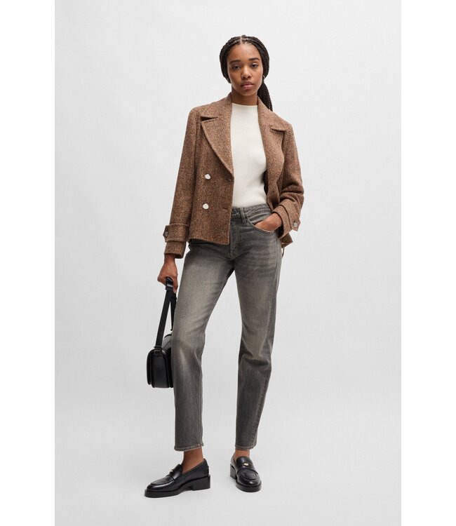 BOSS Jean gris en denim stretch