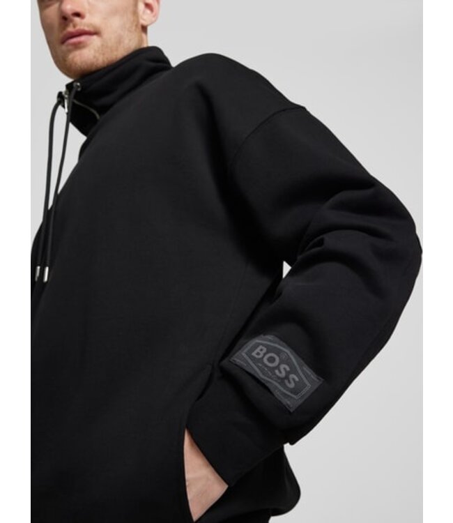 BOSS Sweatshirt à col montant