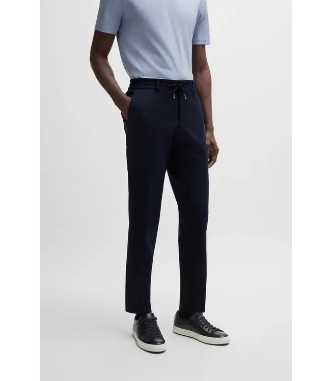 BOSS Slim-fit trousers in stretch jersey