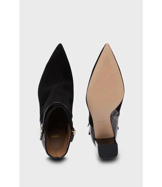BOSS Bottines en cuir et daim