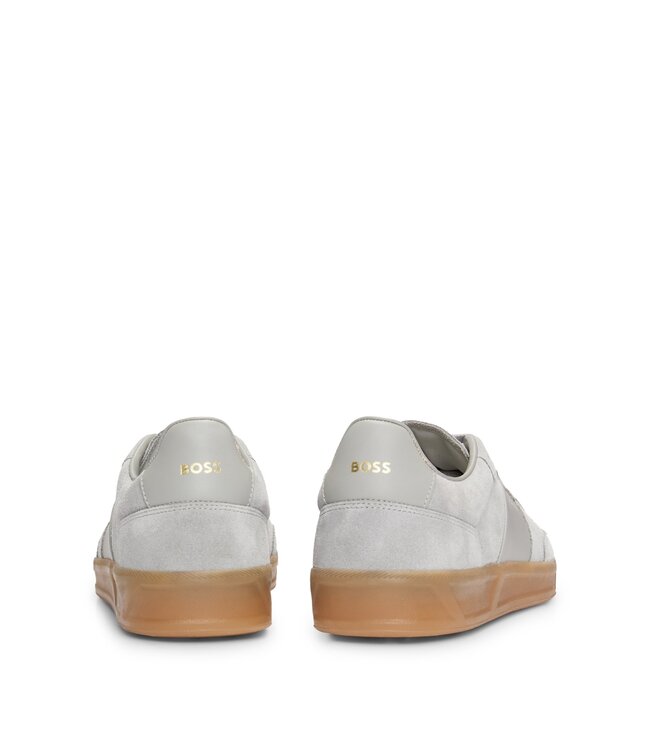 BOSS Baskets basses en cuir et daim