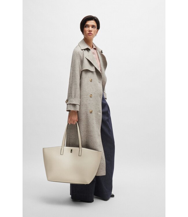 BOSS Sac à main en cuir avec accessoires de signature