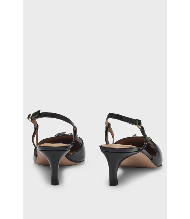 BOSS Escarpin à talon court avec monogramme