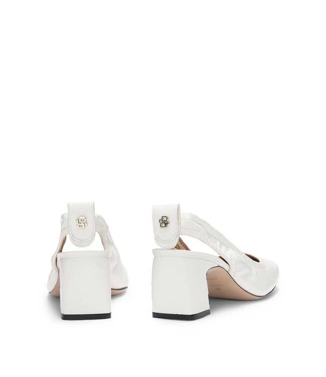 BOSS Escarpins en cuir avec monogramme Double B