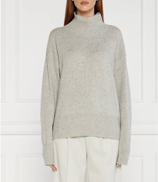 BOSS Wool relaxed fit turtleneck sweater
