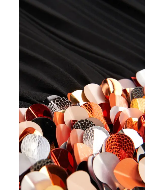 Halston Pythia Gown In Pleated Chiffon