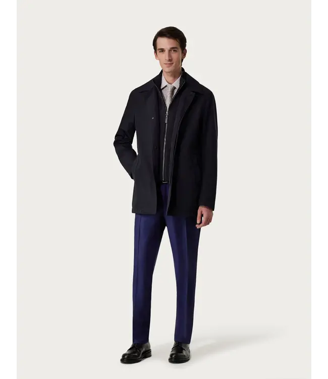 CANALI Manteau avec façade en tissu technique