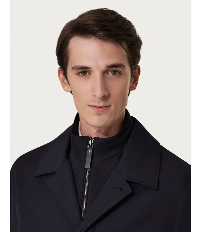 CANALI Manteau avec façade en tissu technique