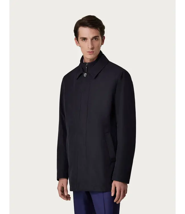 CANALI Carcoat with Technical fabric front