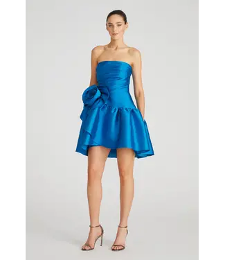 Theia Collins Ruffle Cocktail Dress
