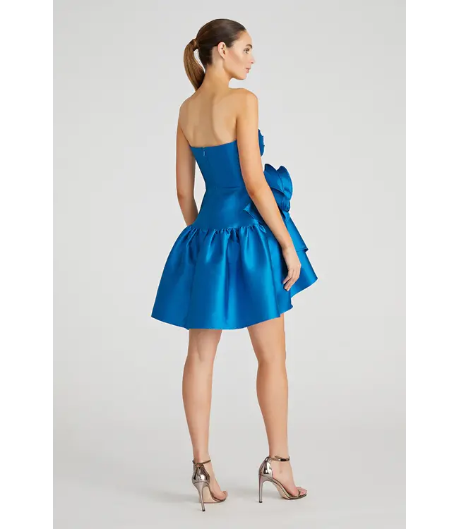 Theia Collins Ruffle Cocktail Dress