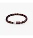 TATEOSSIAN Carbon Pop bracelet with brown leather and brown alutex