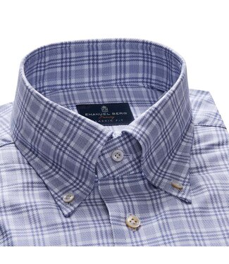 EMANUEL BERG Prince of Wales Check Shirt