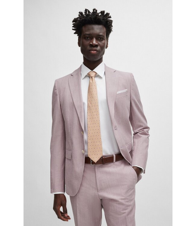 BOSS Ceinture en cuir italien avec quincaillerie en bronze poli