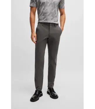 BOSS Pantalon slim en coton mélangé extensible