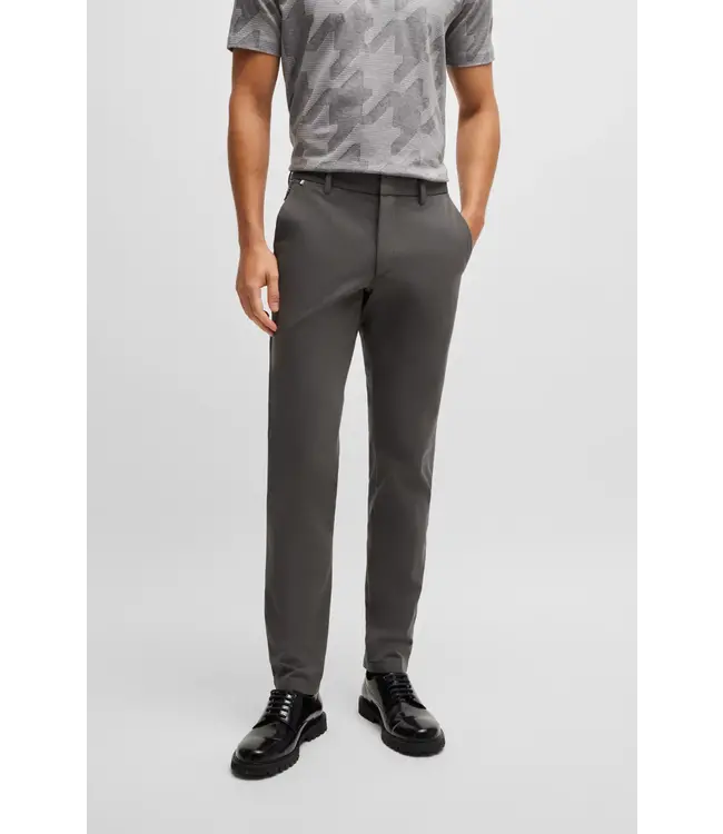 BOSS Pantalon slim en coton mélangé extensible