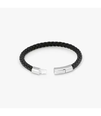 TATEOSSIAN Bracelet en cuir Charles noir