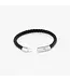 TATEOSSIAN Bracelet en cuir Charles noir