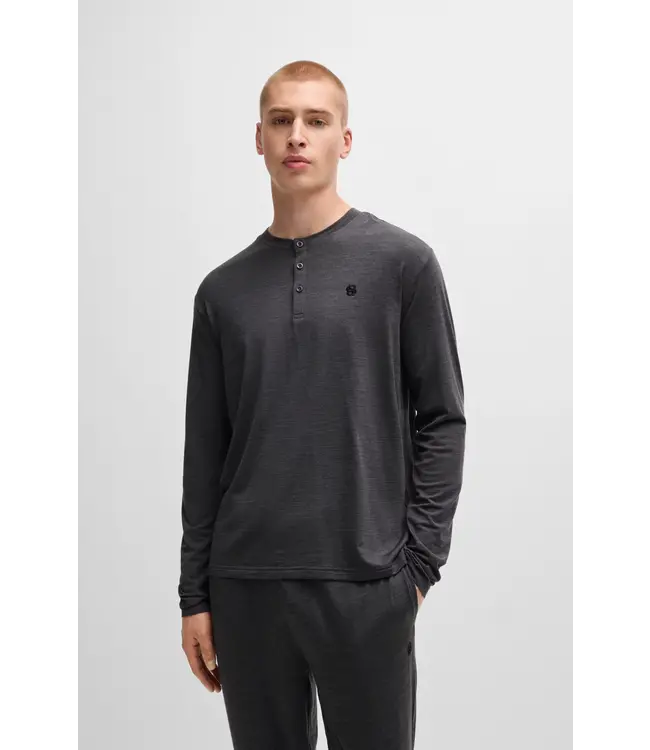 BOSS Pyjama à coupe régulière avec monogrammes double B brodés