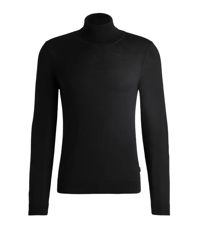 BOSS Slim-Fit Rollneck Sweater in Wool