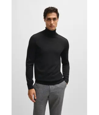 BOSS Slim-Fit Rollneck Sweater in Wool