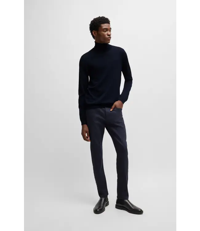 BOSS Slim-Fit Rollneck Sweater in Wool
