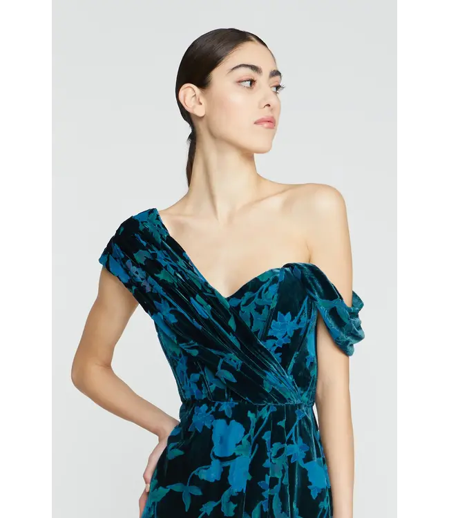 Theia Priscilla Asymmetric Gown