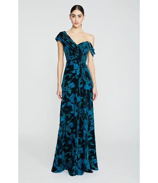 Theia Priscilla Asymmetric Gown