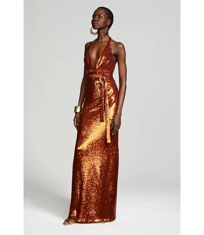 Halston Mio Gown in Sequin